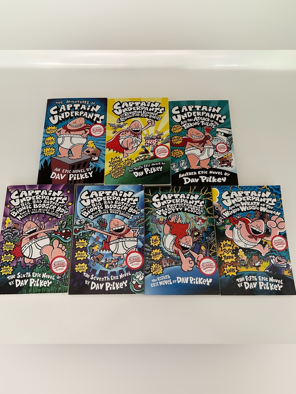 Captain Underpants Book Lot of 7